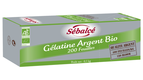 Gélatine Argent Bio Sébalcé